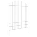 vidaXL Záhradný plot WOERDEN 5 ks 170 x 225 cm Biela