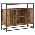 vidaXL Servírovacia skriňa Staré drevo 100 x 35 x 80 cm