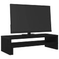 vidaXL Stojan na monitor, čierny dub, 54x22x15 cm, umelé drevo