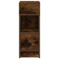 vidaXL Nočné skrinky 2 ks so zásuvkou dymový dub 25x31x66 cm