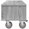 vidaXL TV stolík 100 x 35 x 35 cm Sivý Sonoma Kompozitné drevo