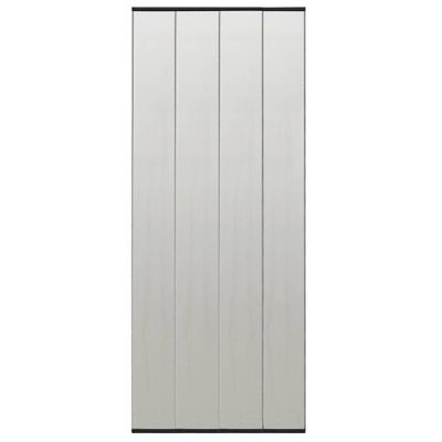 vidaXL Sieťovaný záves proti hmyzu na dvere čierny 100x220cm polyester
