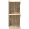 vidaXL Polica na knihy Tree 3-podlažná 30 x 18 x 40 cm Dub sonoma