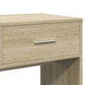 vidaXL Toaletný stolík so zrkadlom dub sonoma 80x39x80 cm