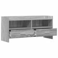 vidaXL TV skrinka 100 x 33 x 47 cm Sivý Sonoma Kompozitné drevo