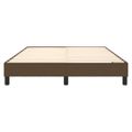 vidaXL Posteľný rám s boxspringom tmavohnedá 140x190 cm látka