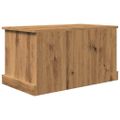 vidaXL Úložné boxy dub artisan 70x40x38 cm kompozitné drevo