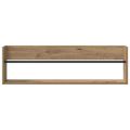 vidaXL Regál na časopisy Nástenný 2 ks Remeselný dub 100 x 12 x 30 cm