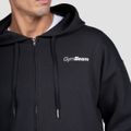 Mikina so zipsom Relay Black - GymBeam, veľkosť XL