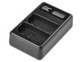 ADCB45 Green Cell Dual Charger DMW-BTC14 for DMW-BLJ31 Panasonic Lumix S1, S1H, S1K, S1R, S1RM 4.2V
