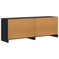 vidaXL Skriňa pod posteľ s poličkou 2 ks Čierny dub 66 x 33 x 48 cm