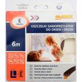 Těsnenie do okien a dverí samolepivé 9x4 mm TYP E hnedé 6M