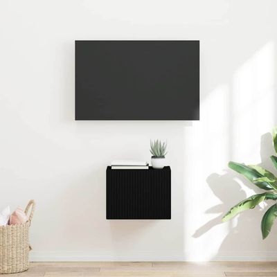 vidaXL TV nástenná skriňa Čierna 39 x 31 x 29,5 cm Kompozitné drevo