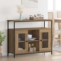 vidaXL Servírovacia skriňa Remeselný dub 100 x 35 x 80 cm