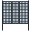 vidaXL Záhradný plot z ocele 178x200 cm antracitový