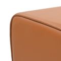 vidaXL lavička Hnedá 110 x 30 x 45 cm Skutočná koža
