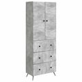 vidaXL Sada skríň 2 ks 66 x 34,5 x 90 cm Kompozitné drevo