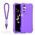 Safepop puzdro s popruhom pre Samsung Galaxy A16 4G / A16 5G fialové