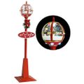 vidaXL Vianočná pouličná lampa so Santom 175 cm LED