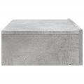 vidaXL TV skrinka s LED svetlami betónovo sivá 60 x 35 x 15,5 cm