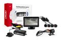 Parkovací asistent 4 senzory černé TFT01 4,3" s kamerou night vision CAM-315 LED