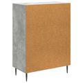 vidaXL Servírovacia skriňa Betónovo sivá 66 x 34,5 x 89,5 cm