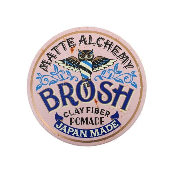 Matný styling na vlasy BROSH Mini Clay Fiber pomade 40 g