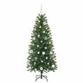 vidaXL Umelý vianočný stromček Zelená 150 cm PE a PVC