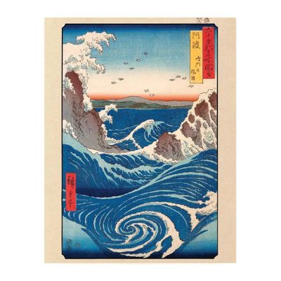 Plakát Hiroshige - Naruto Whirlpool