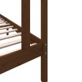 vidaXL Posteľný rám medový masívna borovica 90x200 cm