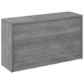 vidaXL Lavica na topánky sivá sonoma 80x24x45 cm spracované drevo