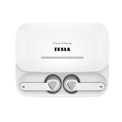 TESLA Sound EB20 Bezdrôtové Bluetooth slúchadlá- Luxury White - rozbalené