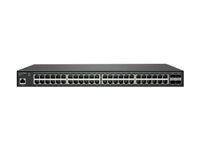Přepínač - řízený - 48 x 10/100/1000 + 4 x 10 Gigabit SFP+ - Lze montovat do rozvaděče - s 1 rok 24x7 podpora