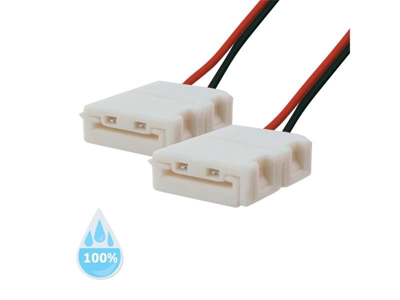 Spojka nepájivá pre LED pásik 5050, 5630 30,60LED/m 10mm s vodičom, vodeodolný IP68