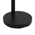 vidaXL Stojanová lampa čierna a zlatá 200 cm 5 x E14
