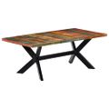 vidaXL Jedálenský stôl 200x100x75 cm, recyklovaný masív