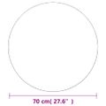 vidaXL Nástenné zrkadlá 2 ks 70 cm sklenené okrúhle
