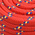 vidaXL Lodné lano červené 20 mm 50 m polypropylén
