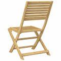 vidaXL Skladacie stoličky 4 ks 48,5x61,5x87 cm Masívne drevo akácia