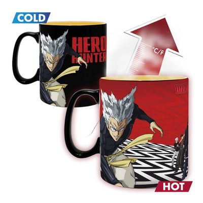 Hrnček One Punch Man - Saitama & Garou, meniaci sa