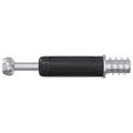 vidaXL Kladkový zámok skrutka 2 ks Strieborná a čierna M6 x 40 mm Kov