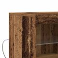 vidaXL LED komoda Hnedá 81 x 37 x 66,5 cm Kompozitné drevo