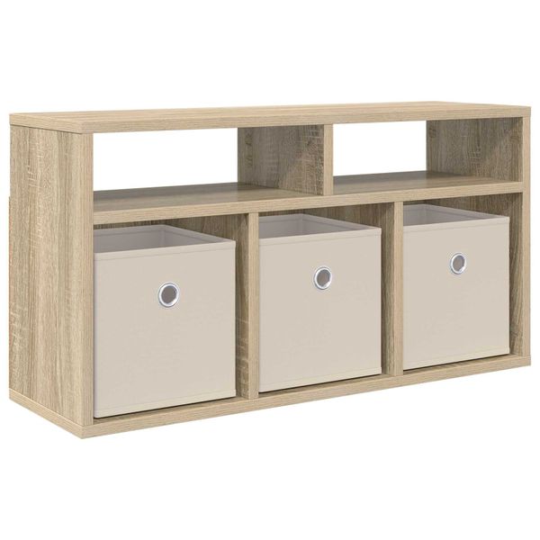 vidaXL Nízka skriňa so zásuvkou Sonoma dub 72 x 22,5 x 38 cm