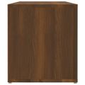 vidaXL TV skrinka hnedý dub 100x35x55 cm spracované drevo