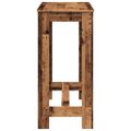 vidaXL Barový stôl staré drevo 102x50x103,5 cm kompozitné drevo
