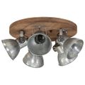 vidaXL Závesná lampa 25 W starožitná strieborná 50x50x25 E27