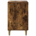 vidaXL Nočný stolík Dymový dub 43 x 39,5 x 66,5 cm Kompozitné drevo