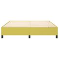 vidaXL Posteľný rám s boxspringom zelená 160x200 cm látka