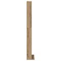 vidaXL CD Skrinka Dub artisan 33 x 23,5 x 175 cm Kompozitné drevo