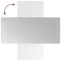 vidaXL LED kúpeľňové zrkadlo 40x90 cm
